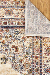 Alhambra Ivory/Beige Antique Style Contemporary Rug - Pendle Village Furniture